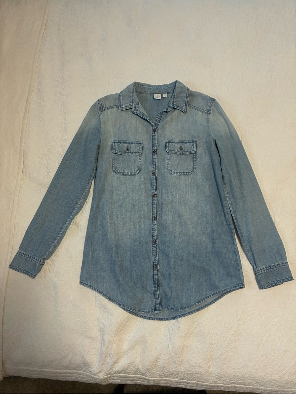 BP- Long Sleeved Cotton Button Down SZ XS